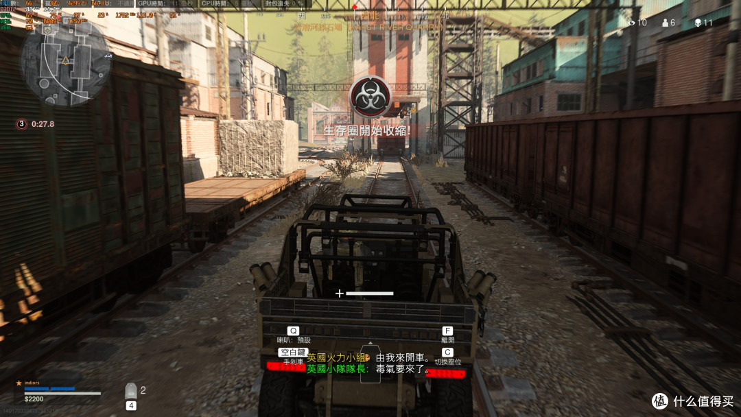 帧数82fps、GPU65°C、GPU频率1752MHz、功耗113W