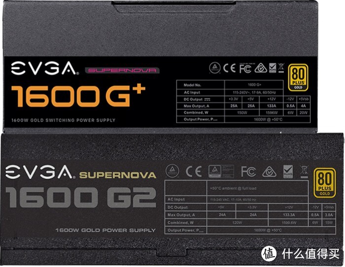 EVGA发布SuperNOVA 1600 G+、1300 G+金牌模组电源：身材缩短2厘米，十年质保