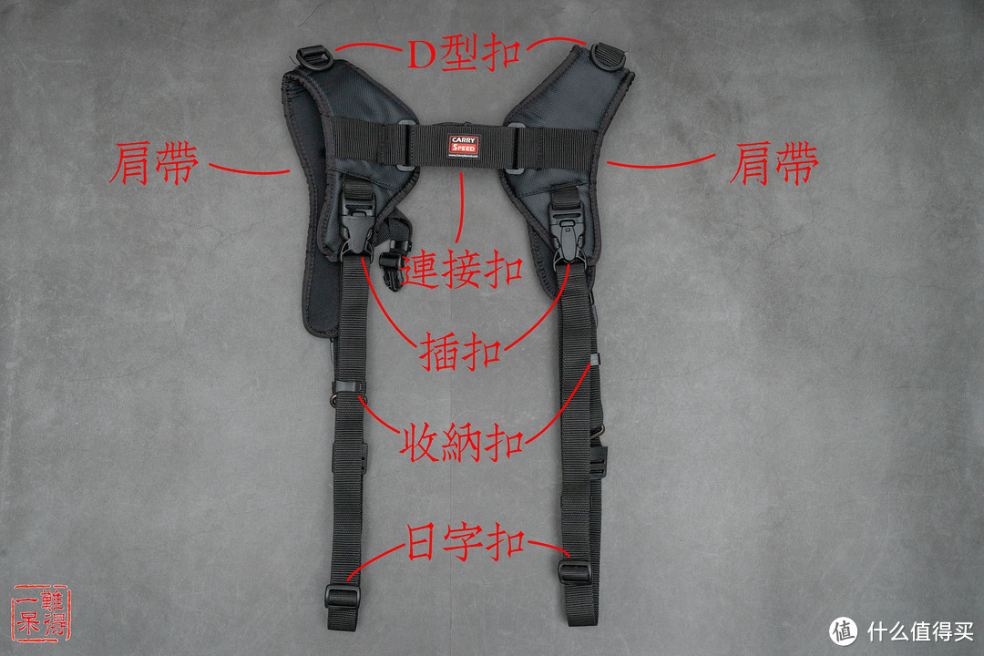 CARRYSPEED 速道 京东特供款 双相机双肩外挂快取背带