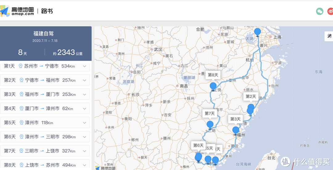一次家庭自驾，记一次匆匆一譬的环闽自驾游