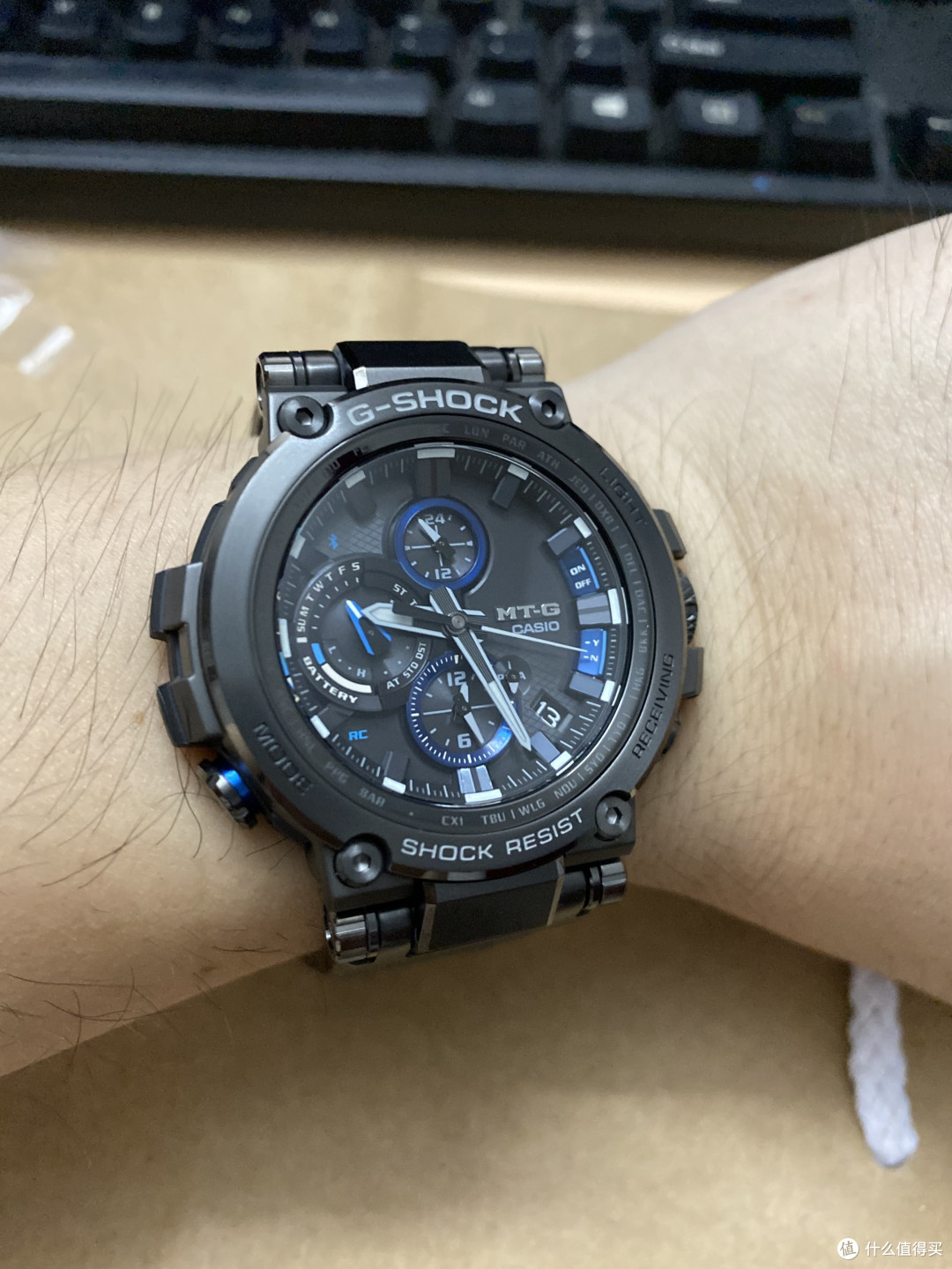 casio mtg-b1000bd-1a 开箱-世界之表