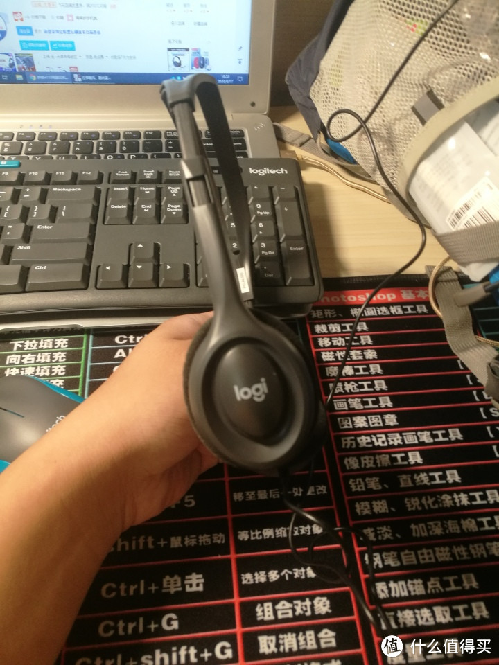 罗技Logitech H111头戴耳麦开箱测评