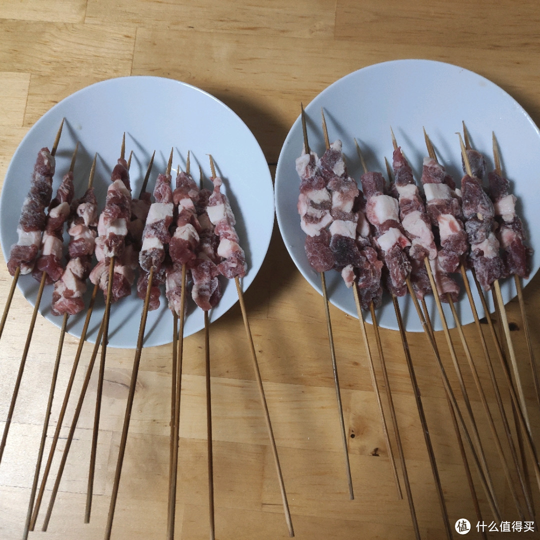 肉质鲜嫩，性价比高~ 京东生鲜大促入手，首食惠 新西兰羔羊肉串家庭装 晒单~