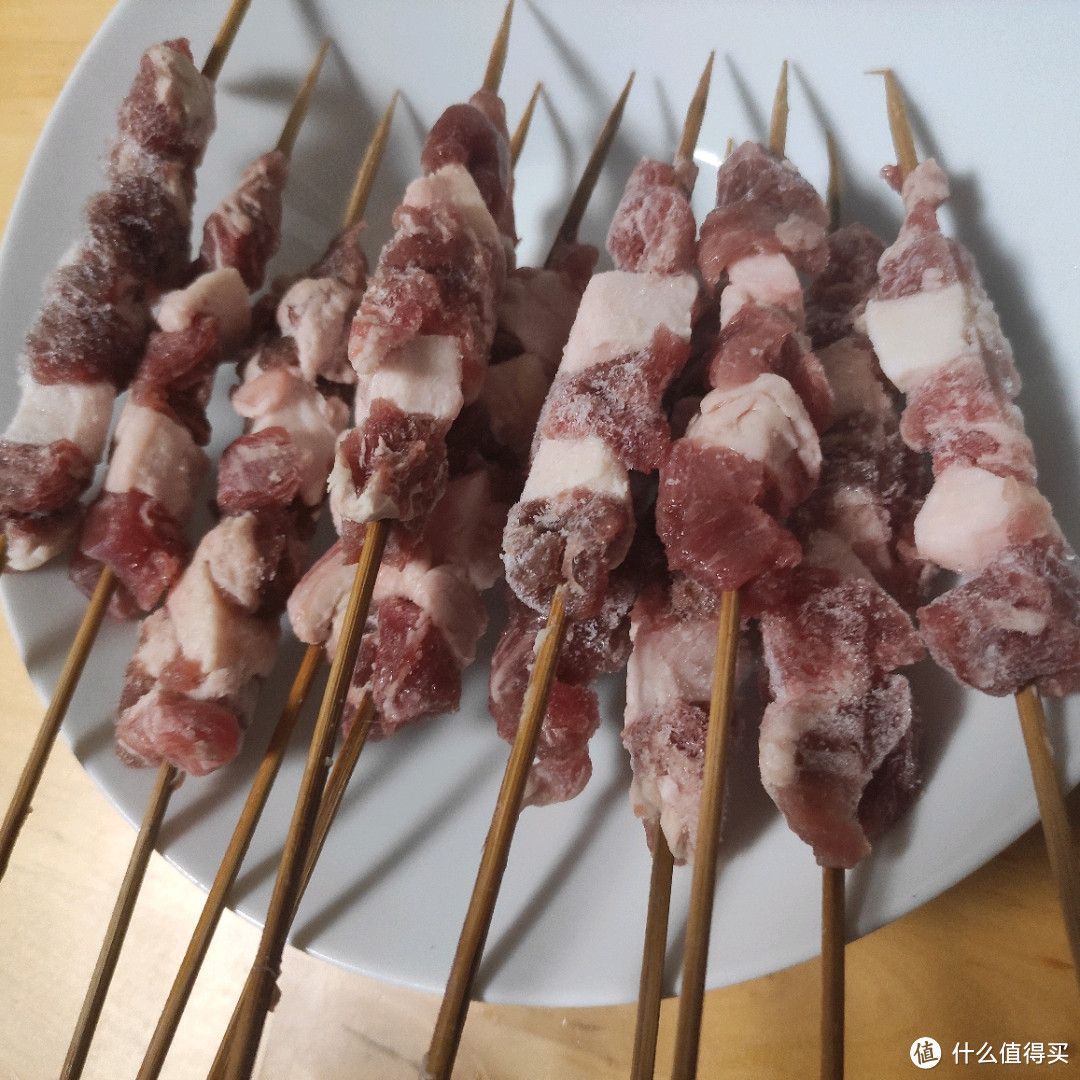 肉质鲜嫩，性价比高~ 京东生鲜大促入手，首食惠 新西兰羔羊肉串家庭装 晒单~