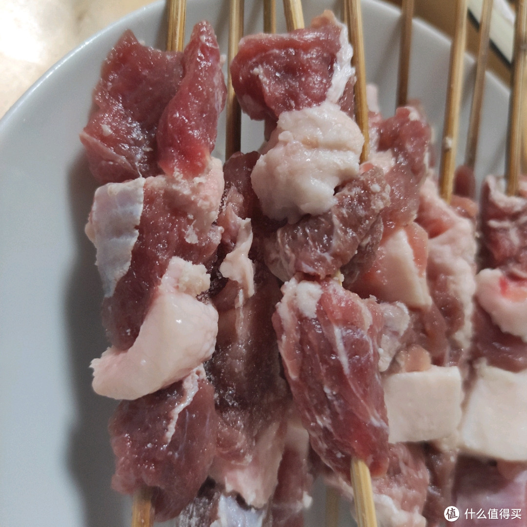 肉质鲜嫩，性价比高~ 京东生鲜大促入手，首食惠 新西兰羔羊肉串家庭装 晒单~