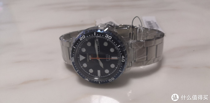 入手新欢精工seiko5号水鬼魅蓝小罐头02srpc63j1潜水表