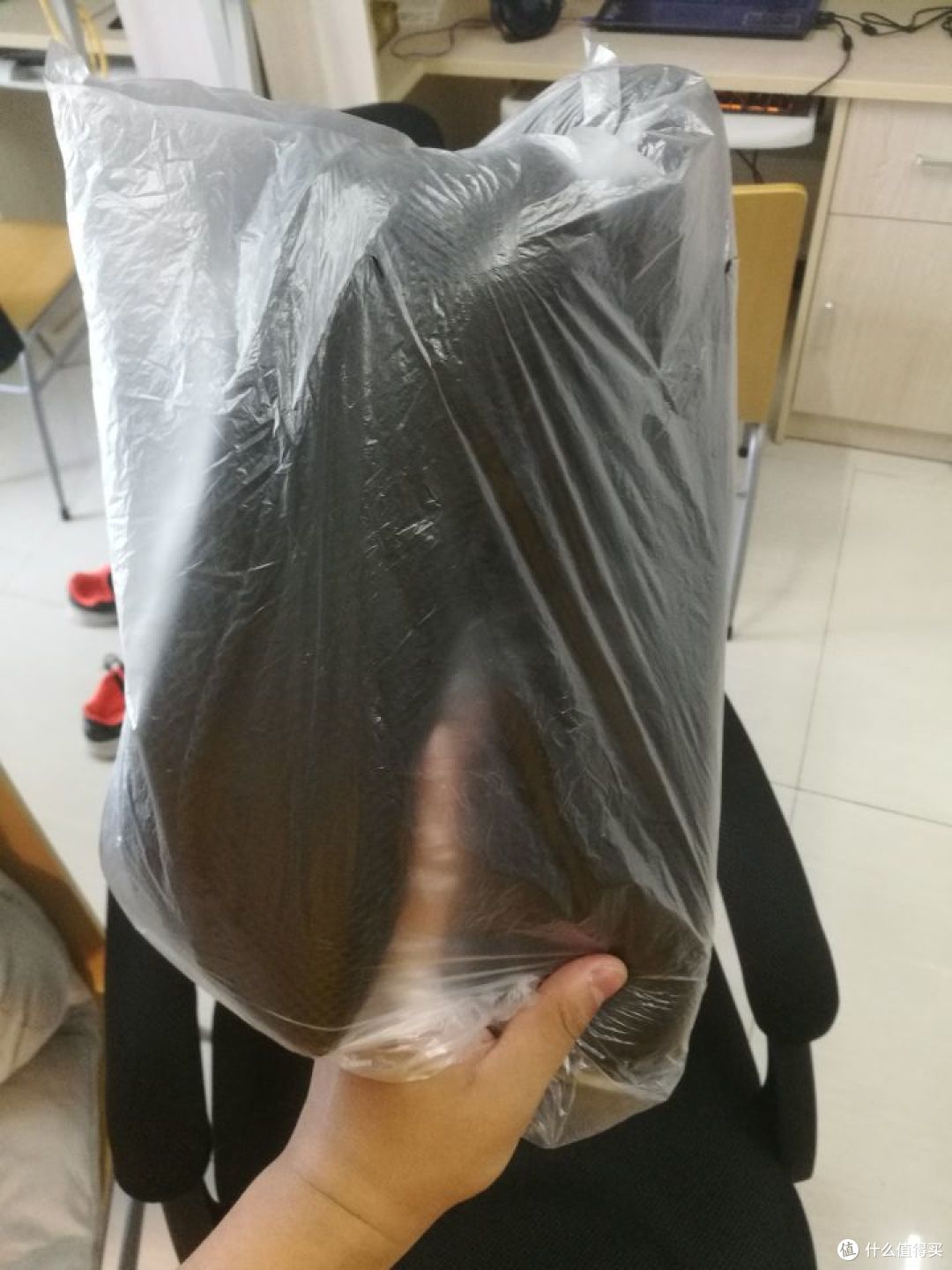 非洲鹰(feizhouying)网布靠背可调带搁脚电脑椅开箱测评