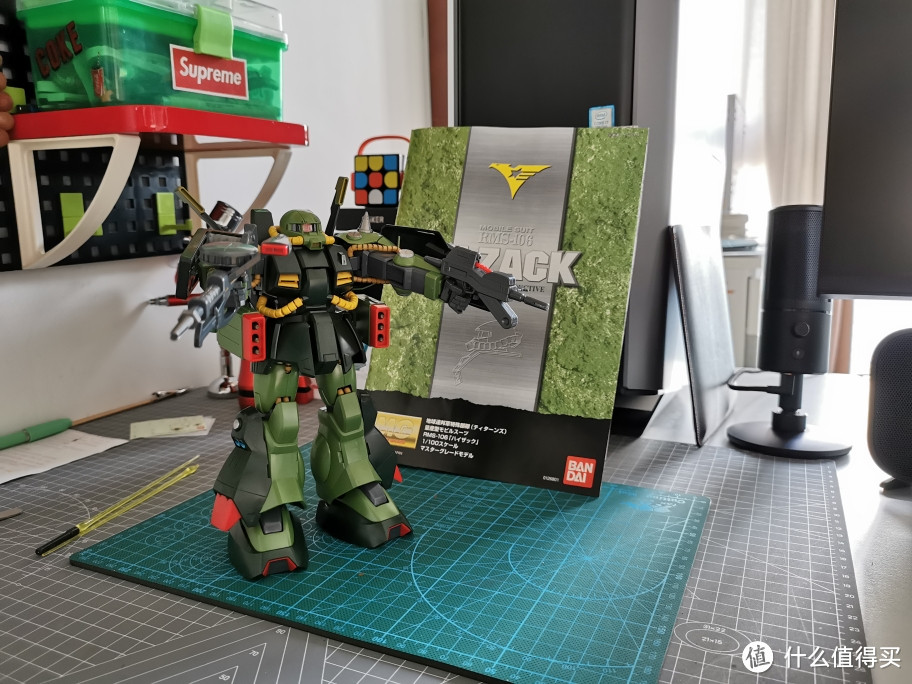 扎古再来一弹,万代MG级RMS-106高扎古素组拼装体验