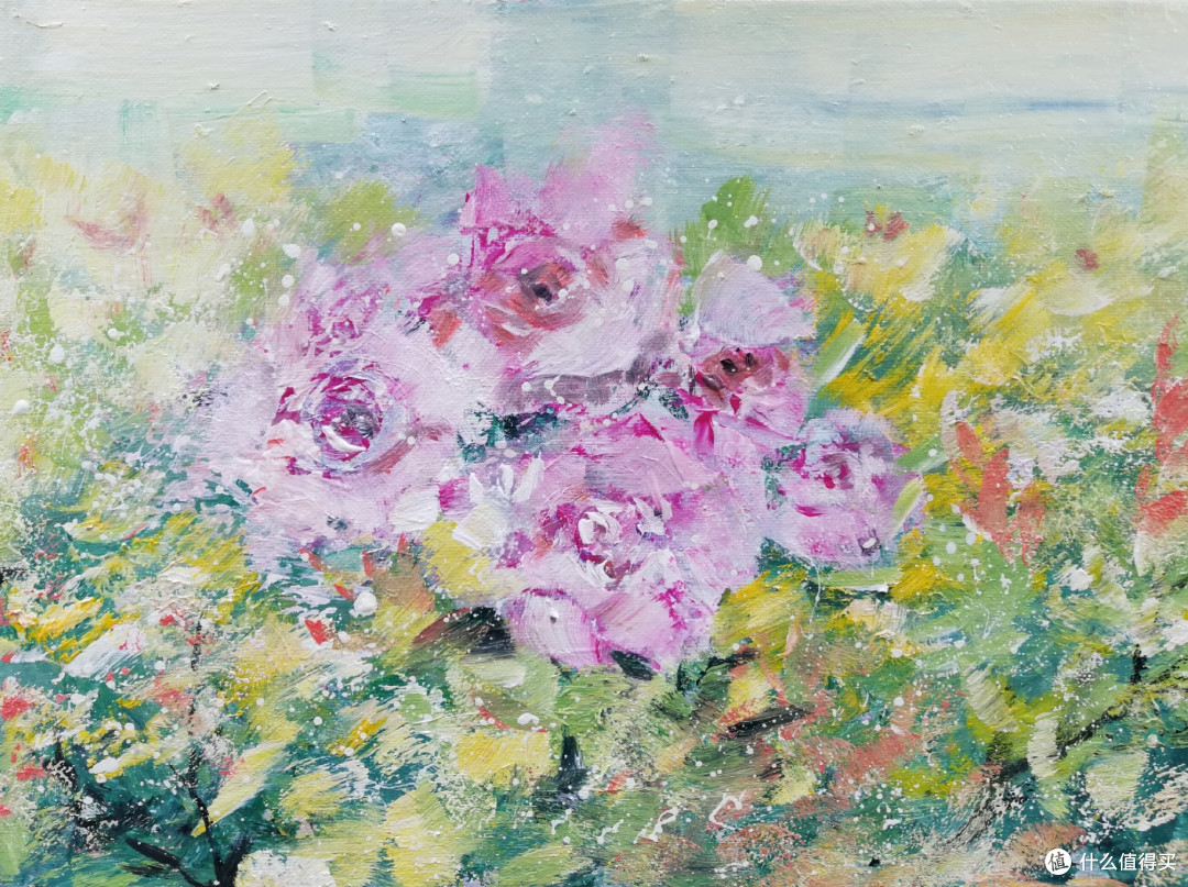 《春华》布面丙烯 40×30cm 周歆