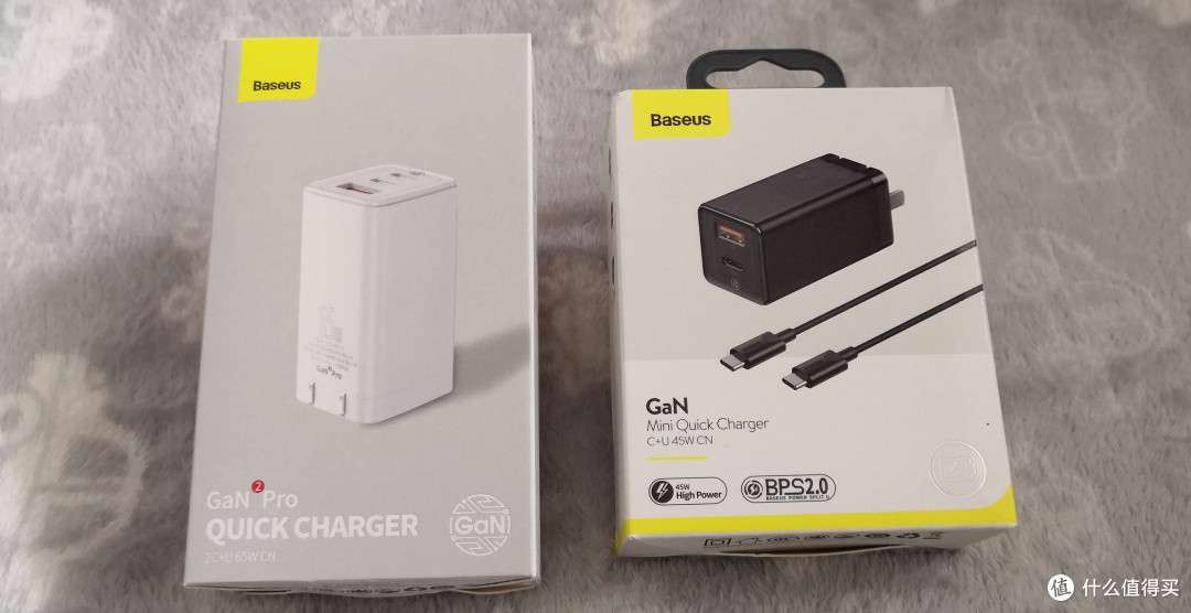 商旅必备--倍思65W 2C1A二代氮化镓充电器