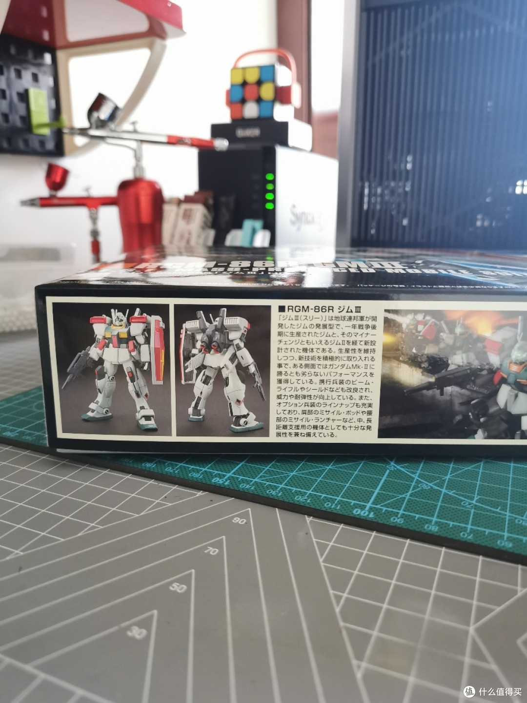 第四个HG版吉姆高达拼装完毕，RGM-86R吉姆III型拼装记录