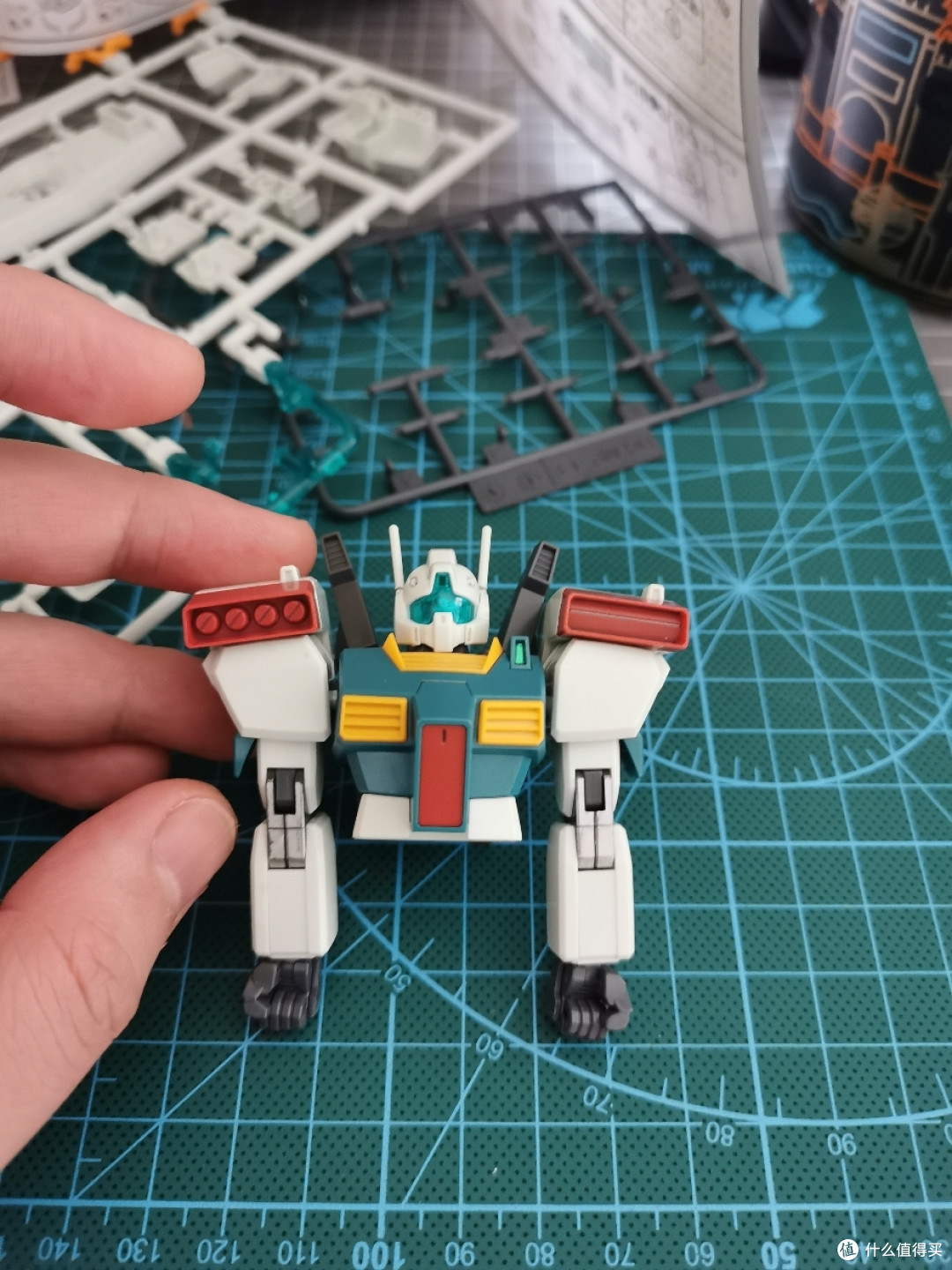 第四个HG版吉姆高达拼装完毕，RGM-86R吉姆III型拼装记录