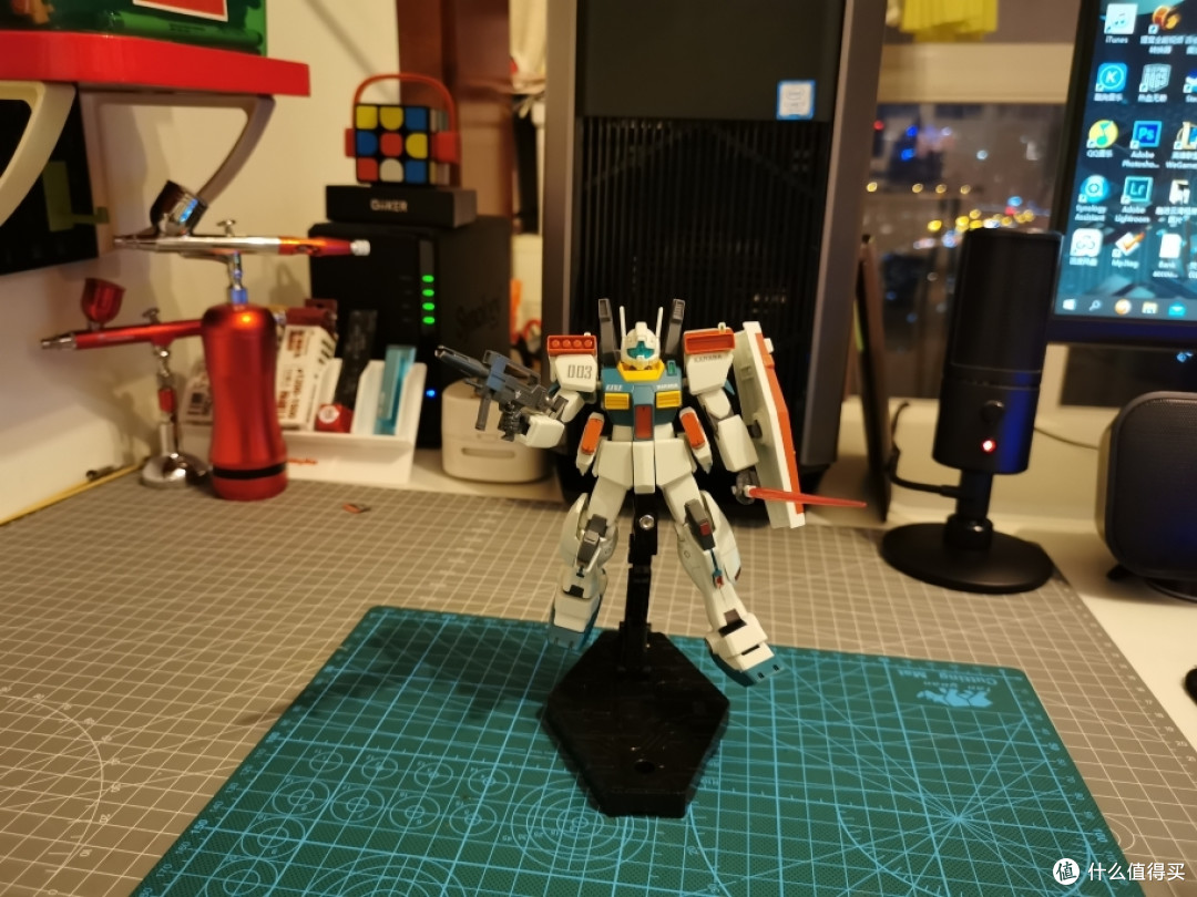 第四个HG版吉姆高达拼装完毕，RGM-86R吉姆III型拼装记录