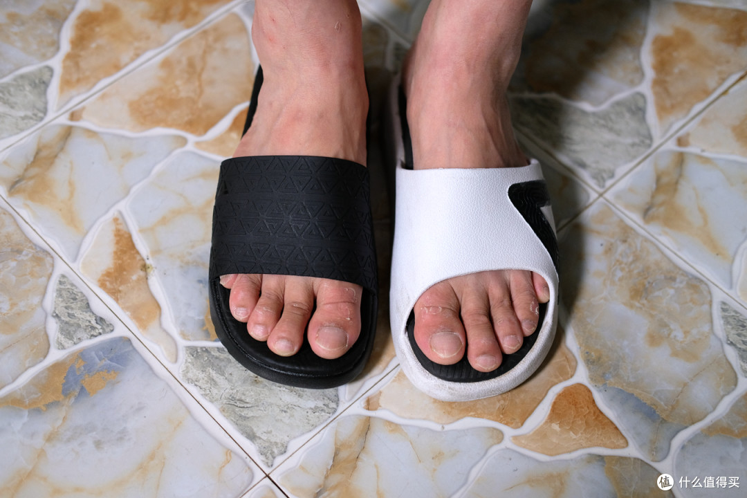 升级看得见匹克态极酷乐拖鞋上体体验