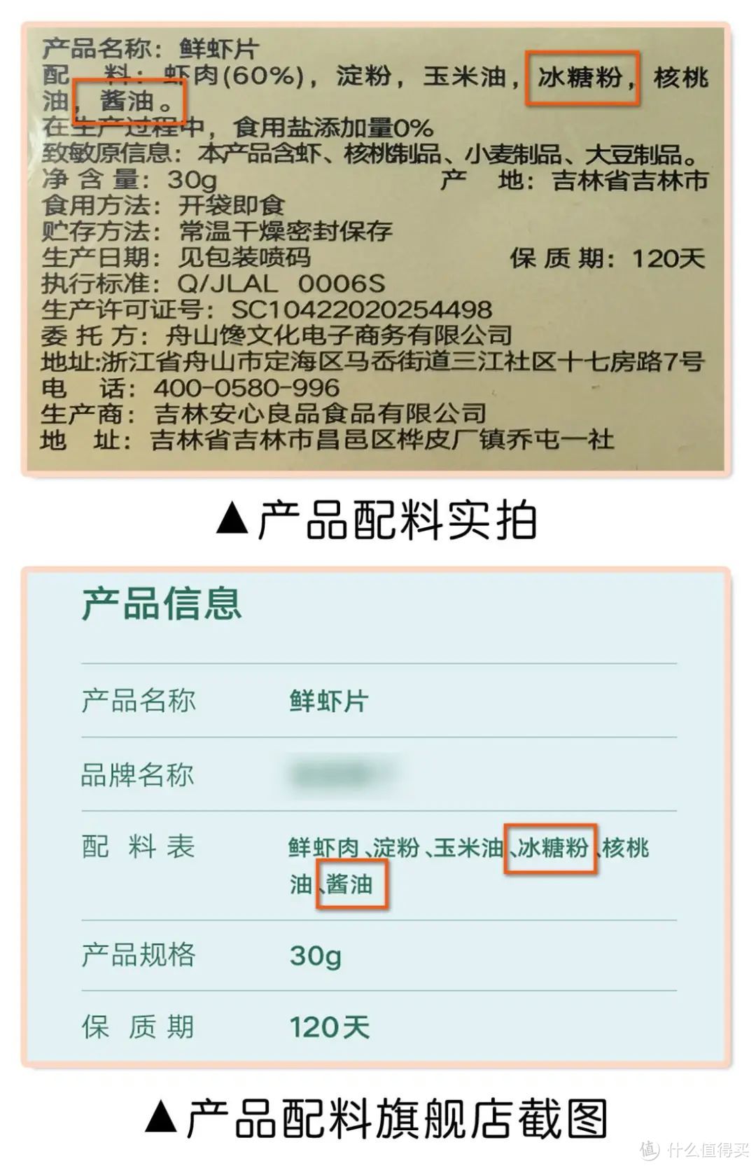 四款宝宝网红辅食品牌蝴蝶面测评：仅有一款执行辅食国标