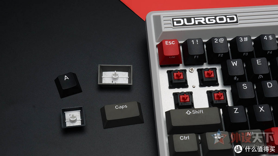杜伽Fusion三模无线机械键盘图赏