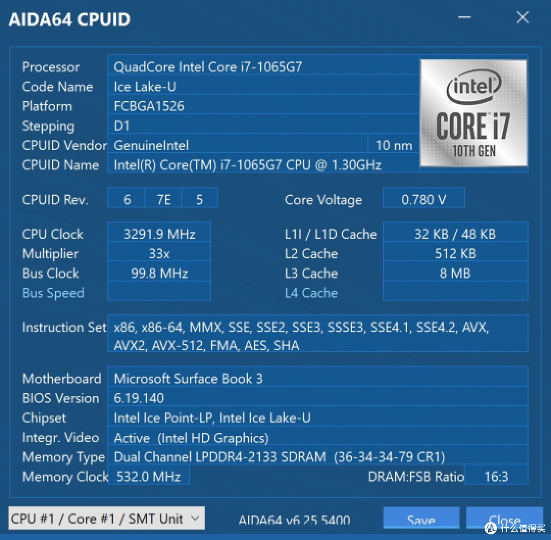 AIDA64 CPUID