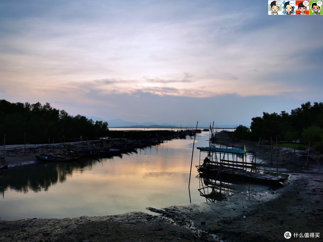 余晖脉脉。可惜,还是因为云层太厚看不到上次的美景~