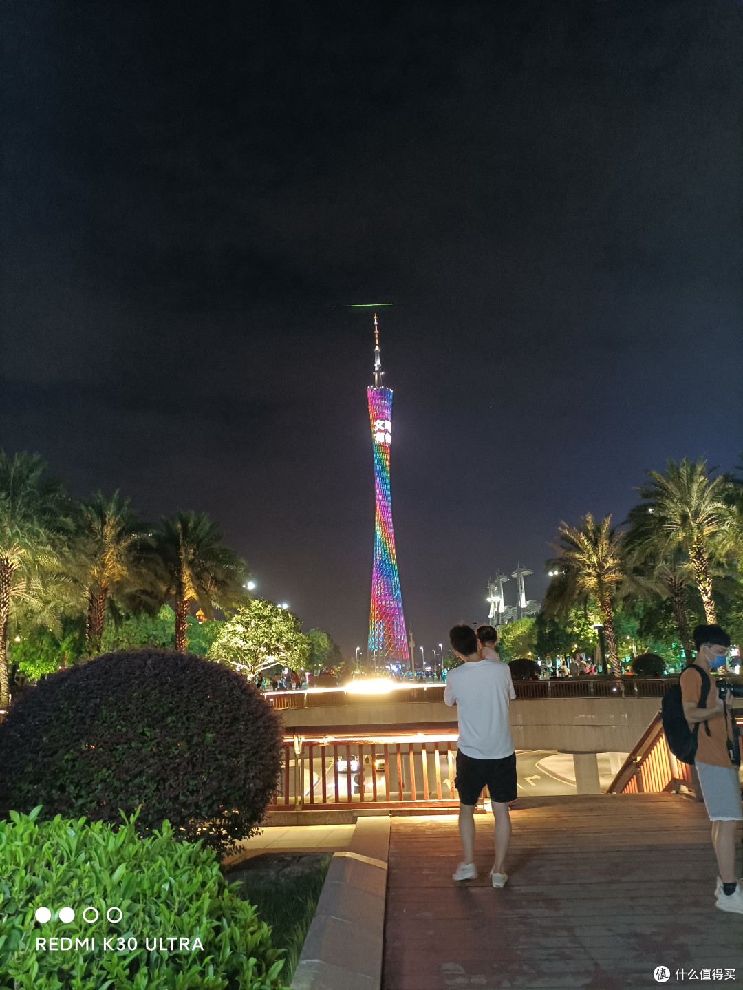 广州塔上一抹绿