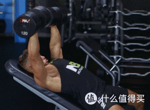 哑铃上斜卧推