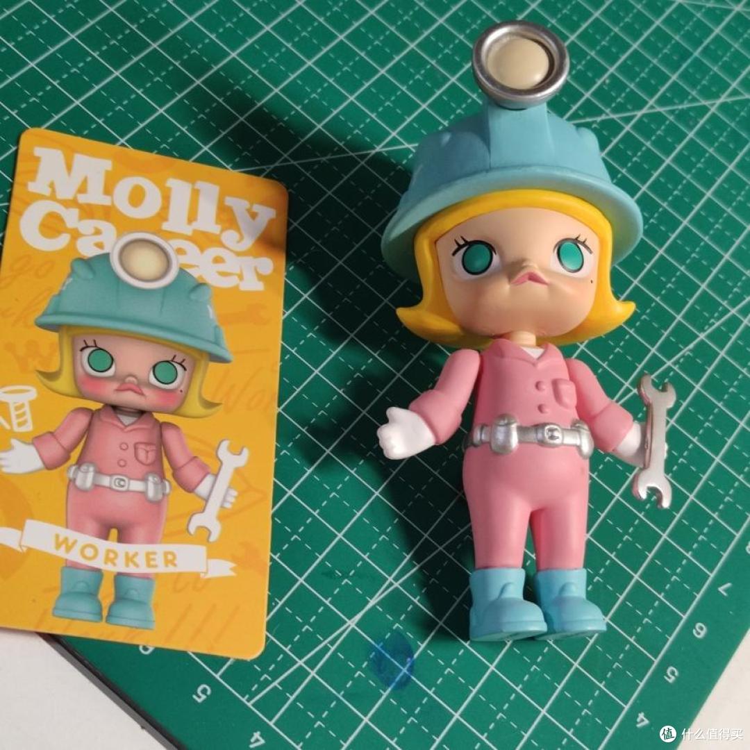 99元买盲盒泡泡玛特特价活动购入的molly职业系列