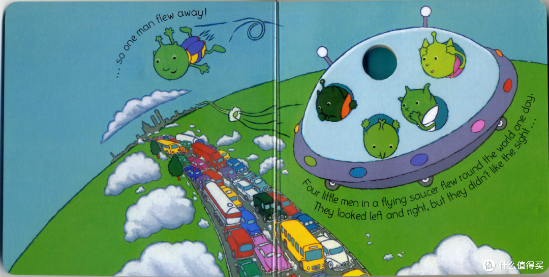 绘本Five Little Men in a Flying Saucer