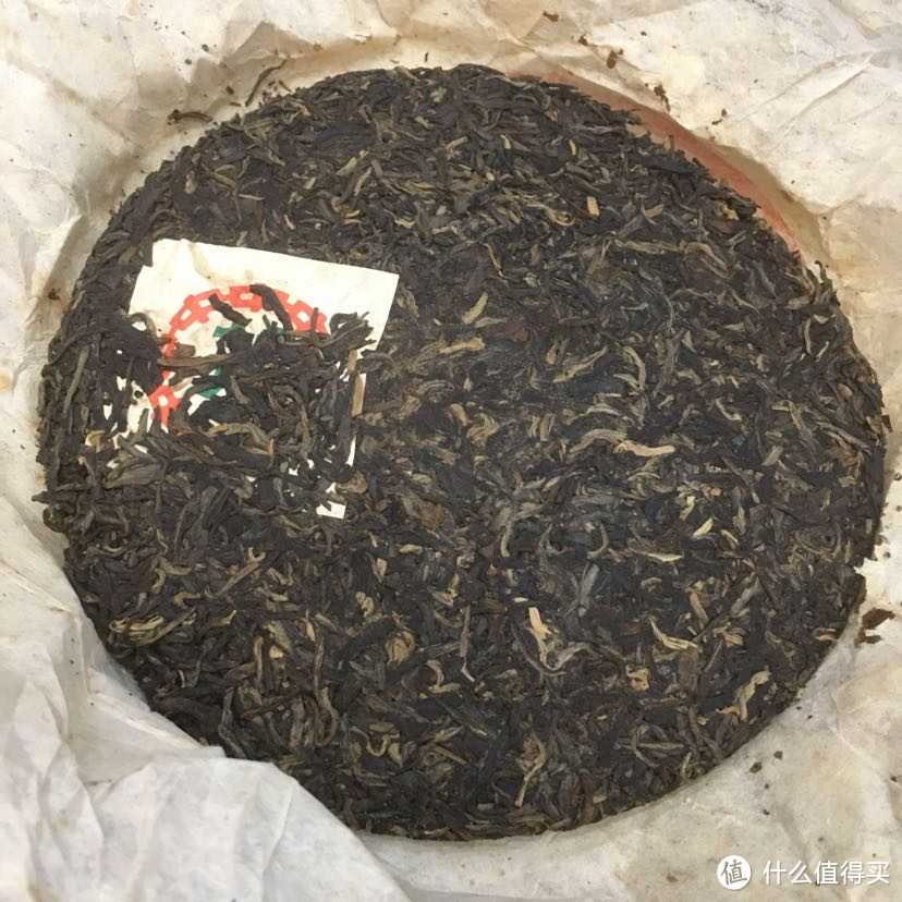 晚上试茶：02-03年中茶绿印