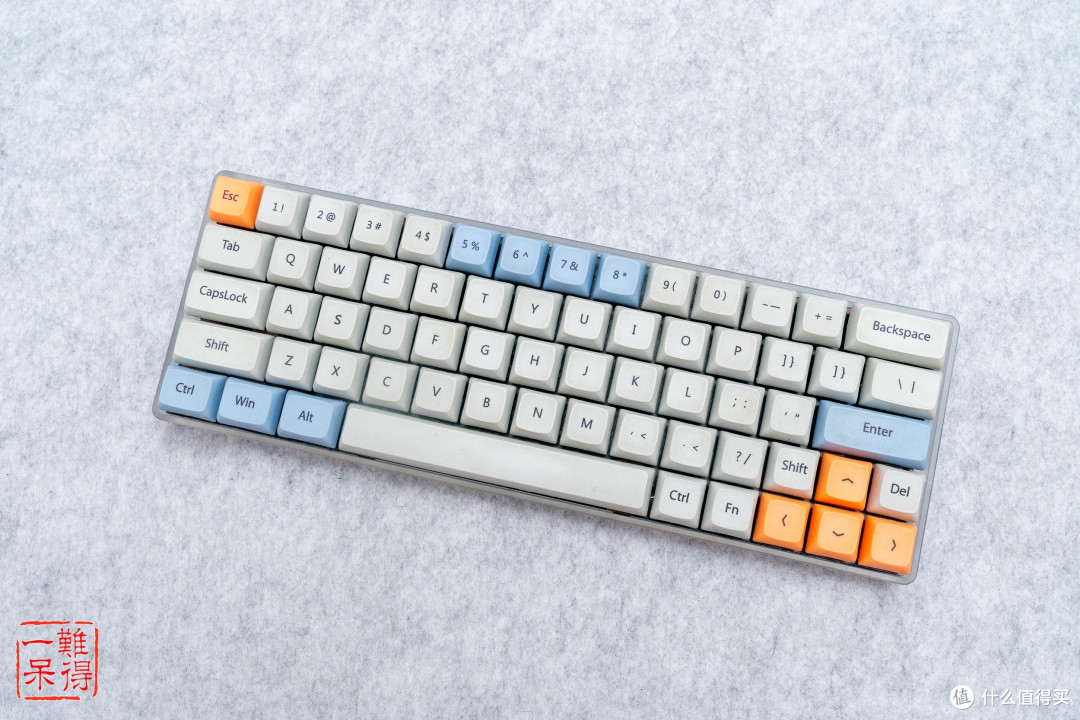 客制化键盘之半自组左移64键优联无线机械键盘