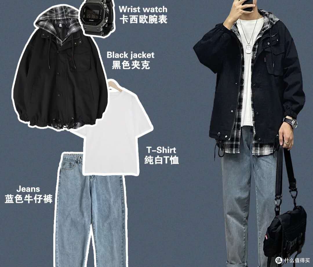 黑色夹克我超爱