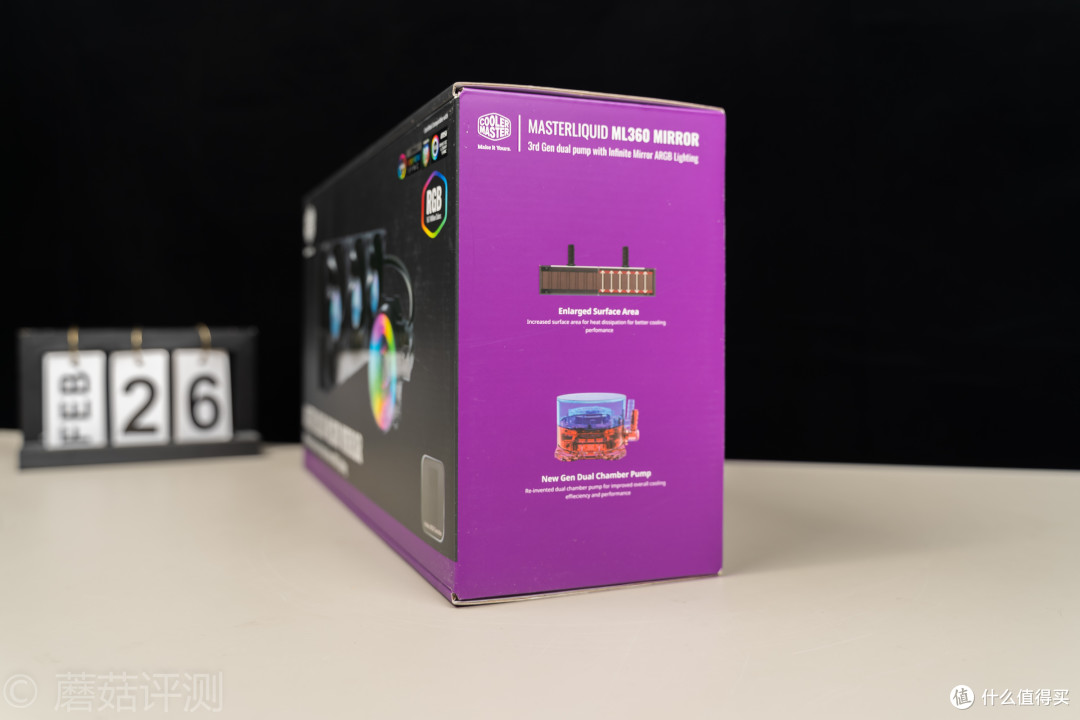 冷头灯效梦幻,散热效能强劲、酷冷至尊(CoolerMaster)海魔360ARGB水冷散热器评测