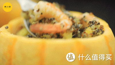 南瓜藜麦海鲜盅，满足味蕾对秋天的想像