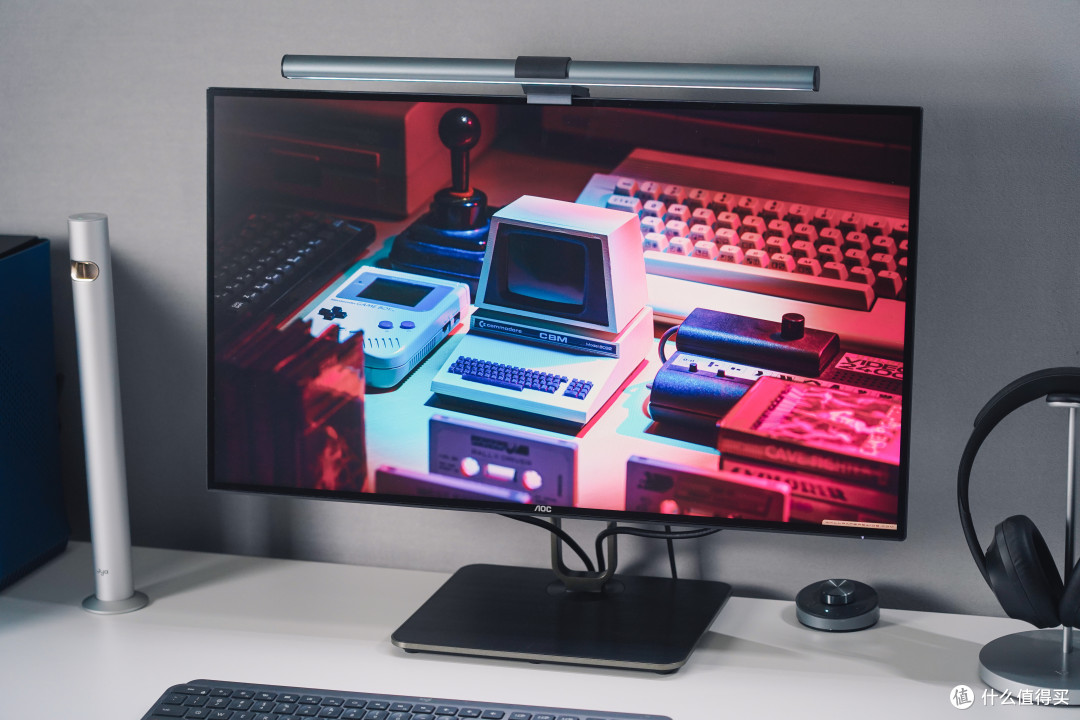 色彩与颜值两全,四边微框呈现:AOC创作设计旗舰显示器Q27U2
