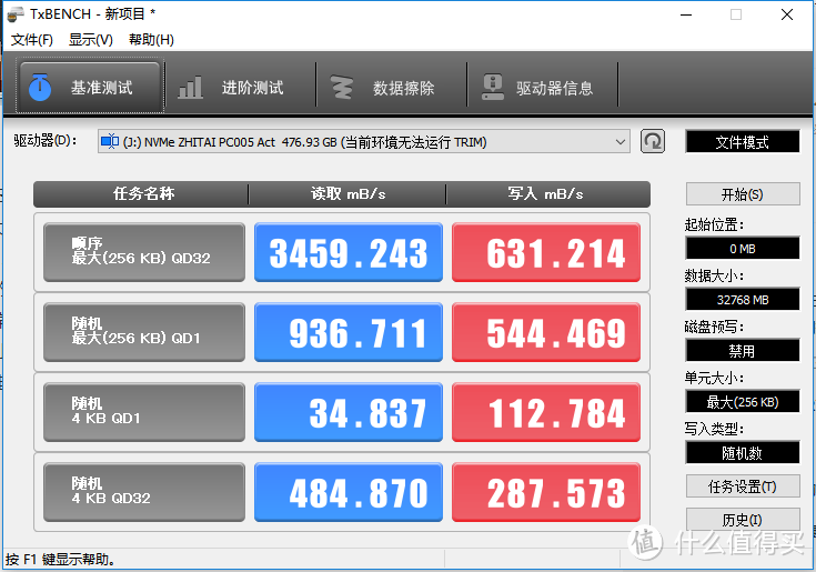 国际领先水平--致钛PC500固态硬盘初体验 自研Xtacking技术