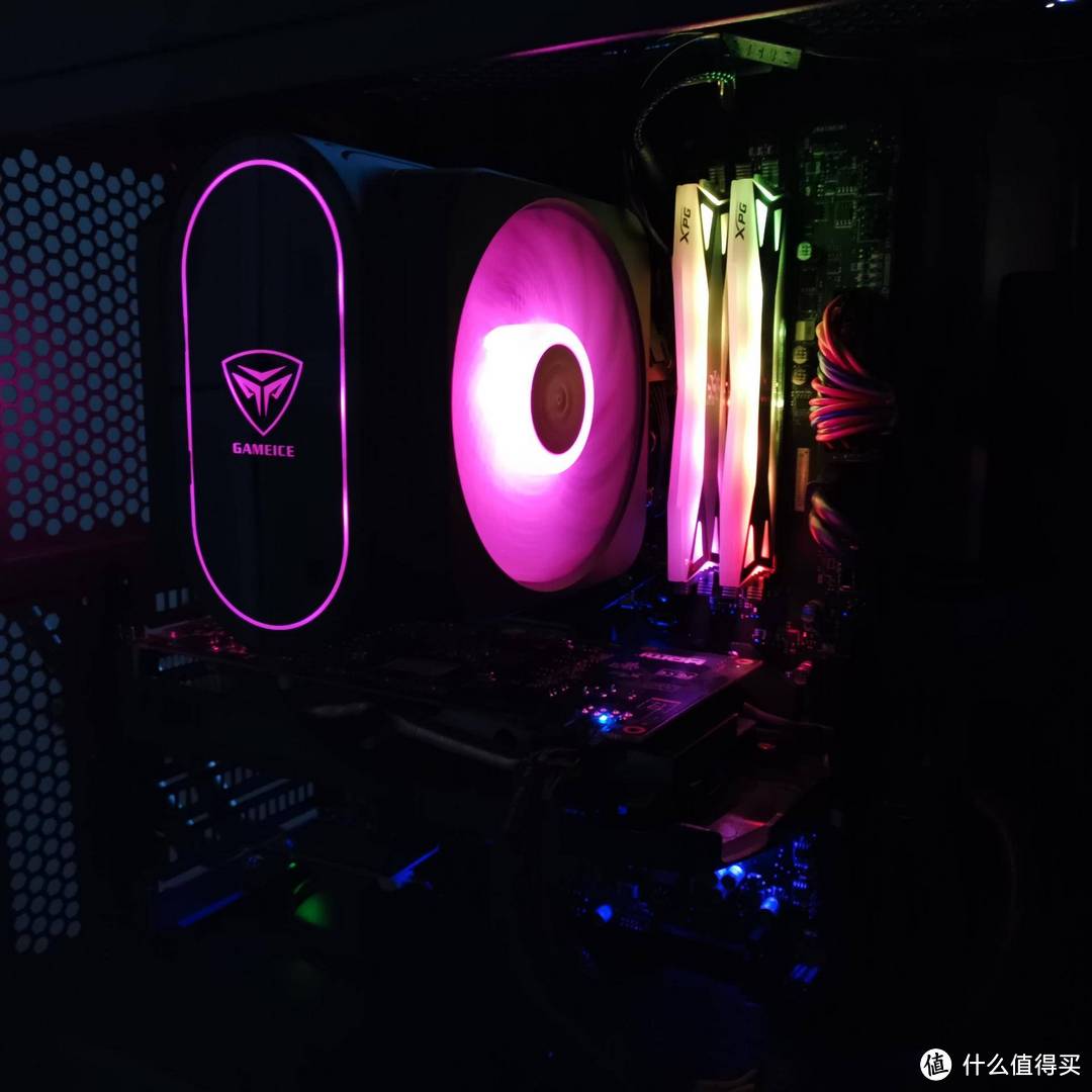 真材实料有颜值——超频三 东海逐鹿 GI-D66A RGB 塔式散热器开箱