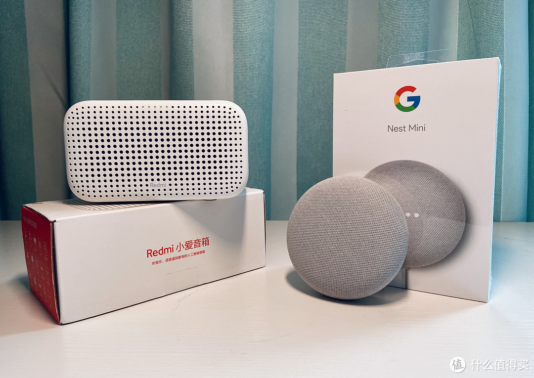 入门级智能音箱对比：Redmi 小爱音箱 Play 与 谷歌 Nest