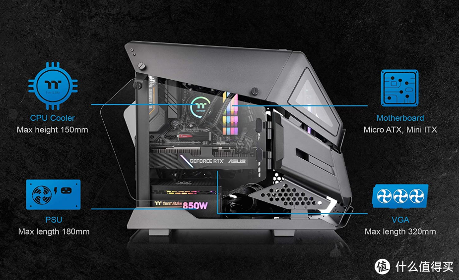 Thermaltake曜越正式发布AH T200机箱：战斗驾驶舱设计、强调空气动力学