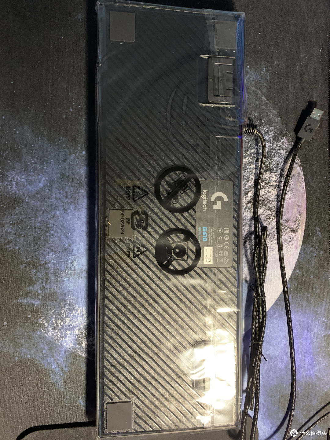 感谢大妈给的礼物!第一次抽奖中奖:罗技G610红轴版
