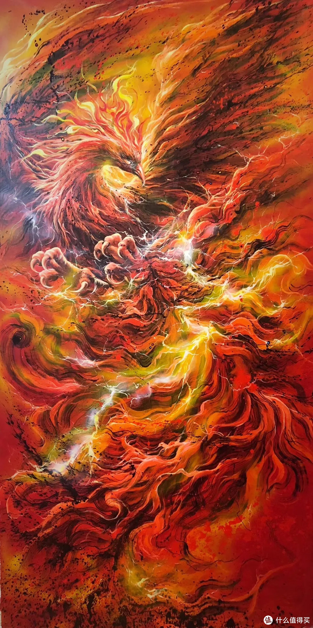 94年小哥用泼墨涂鸦惊艳百万粉丝,网友:这画风也太酷了吧!