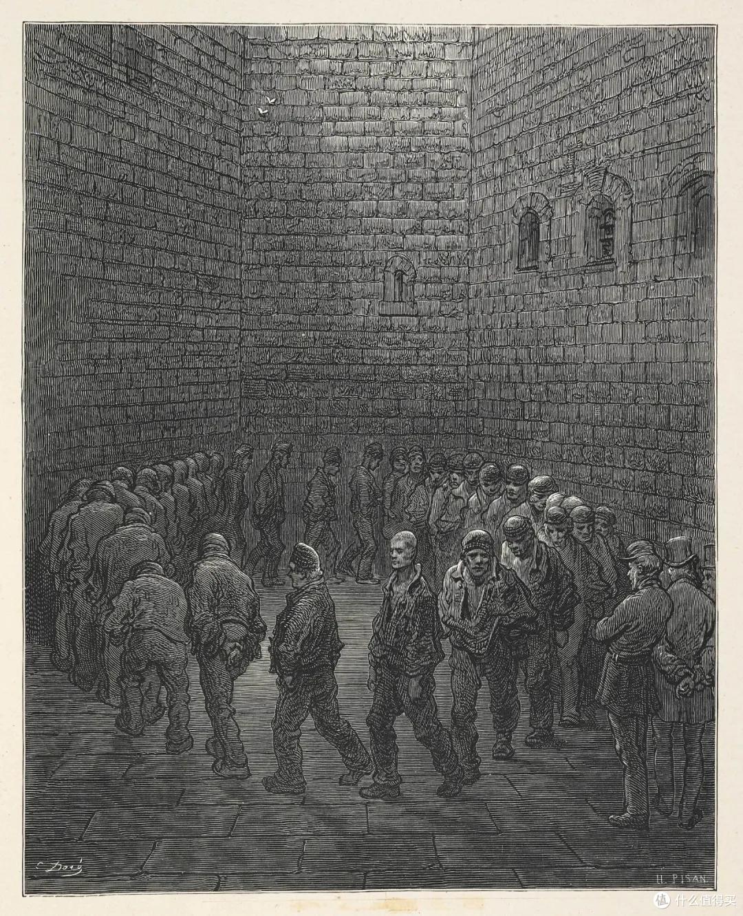 《新门监狱》古斯塔夫·多雷 1872