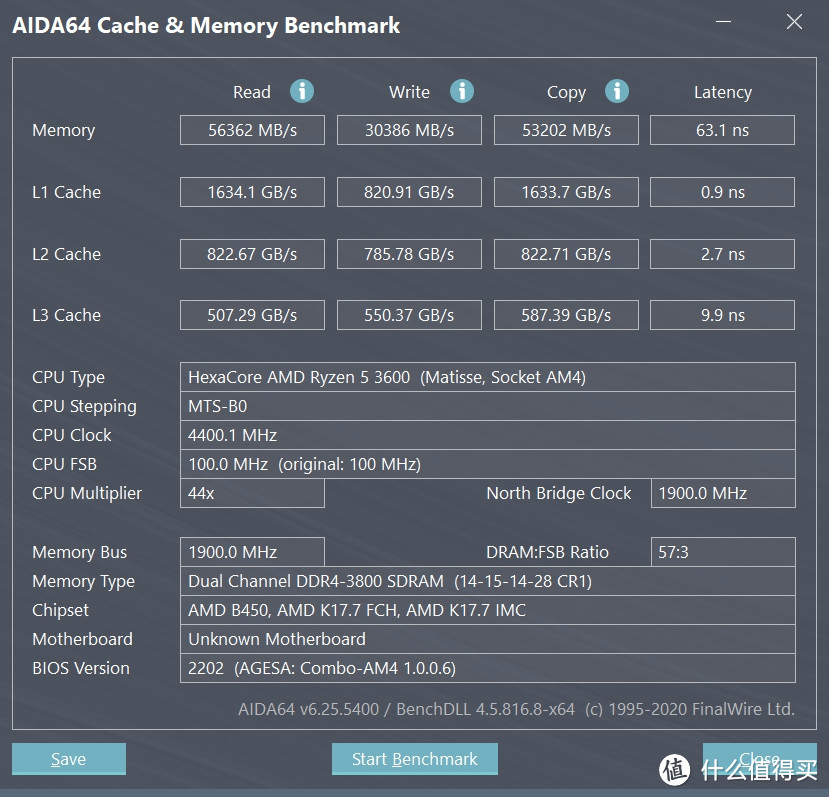 内存天梯图的*级选手:龙耀 D60 4133简单测试,Zen2架构就是暴殄天物