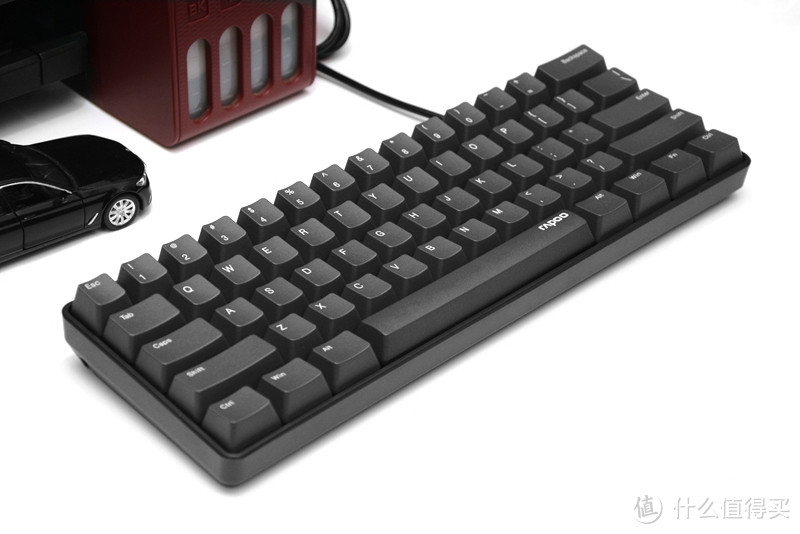 V860-61，雷柏的首款60%机械键盘，PBT键帽，樱桃轴，售价219元