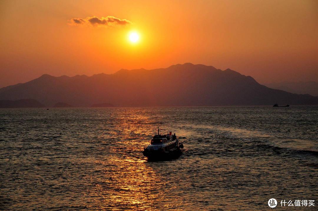 霞浦的海岛等待的大船