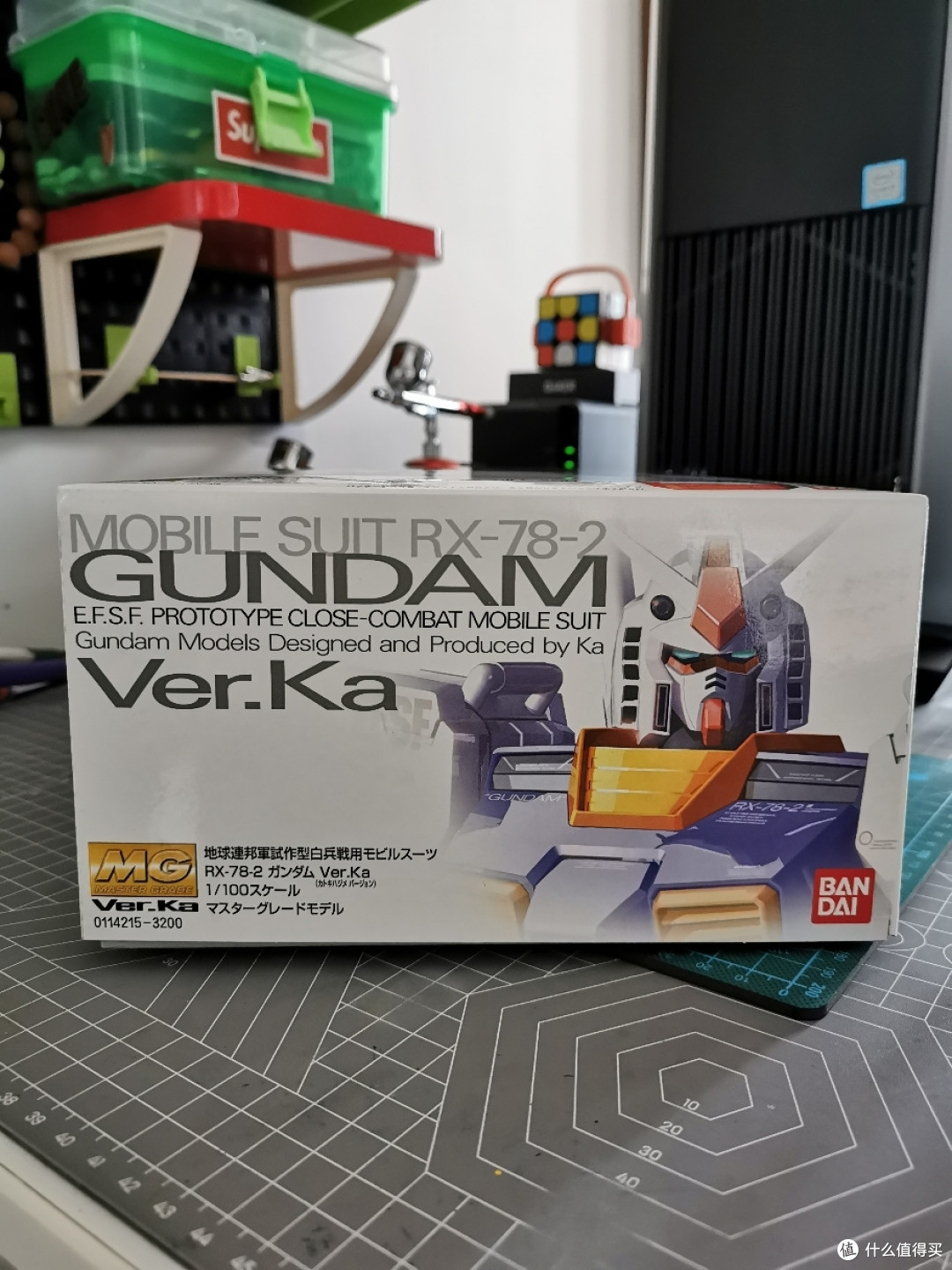 又一个站桩神器,万代MG版RX-78-2元祖高达卡版拼装记录