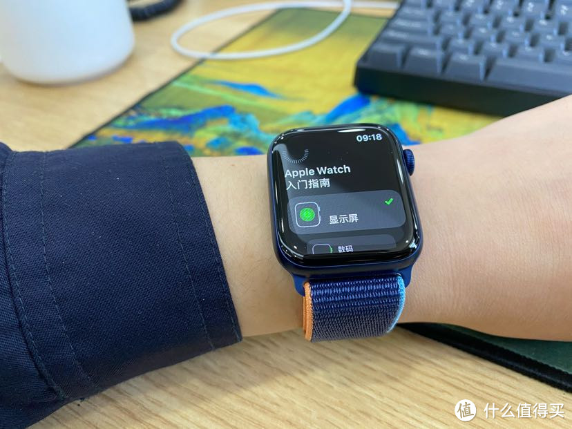 蓝色Apple Watch 6 44毫米晒单