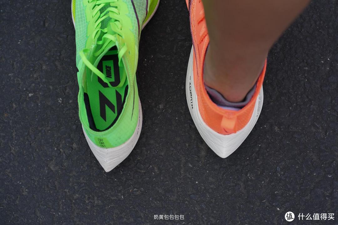 US 9的Vaporfly Next%正好，Alphafly Next％则选了US 9.5