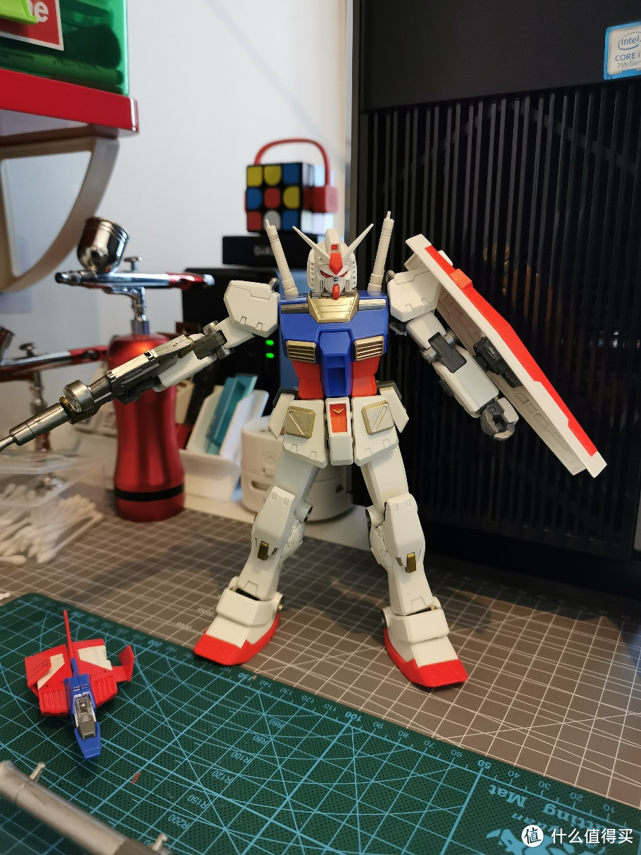 又一个站桩神器，万代MG版RX-78-2元祖高达卡版拼装记录