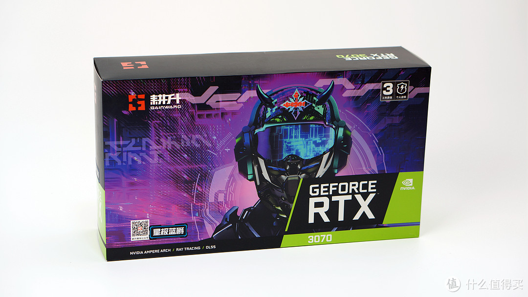 耕升GeForce RTX 3070 显卡搭载全新的NVIDIA Ampere架构，加入第3代Tensor Cores与第2代RT Cores，前者运用于深度学习，实现深度学习超级采样DLSS技术，可在不损失画质的前提下获得更高的游戏分辨率；后者运用于实时光线追踪计算，为GeForce RTX系列显卡引入了实时光线追踪技术，让玩家可以获得更加逼近现实的画面效果。