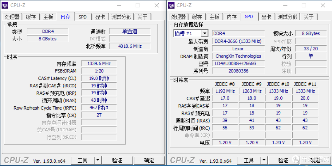国产进口混合双打，雷克沙DDR4 2666/3200MHz 8G内存上手实测