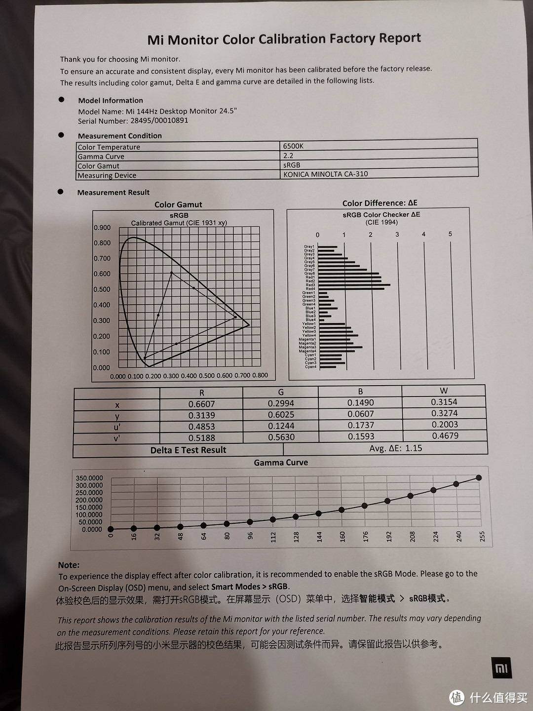 出场自带校色文件