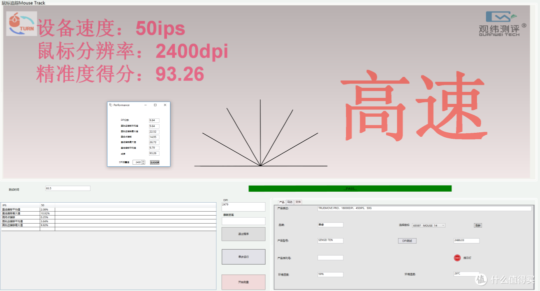 大师10年TM PRO引擎，SENSEI TEN精准度/LOD/DPI测试 
